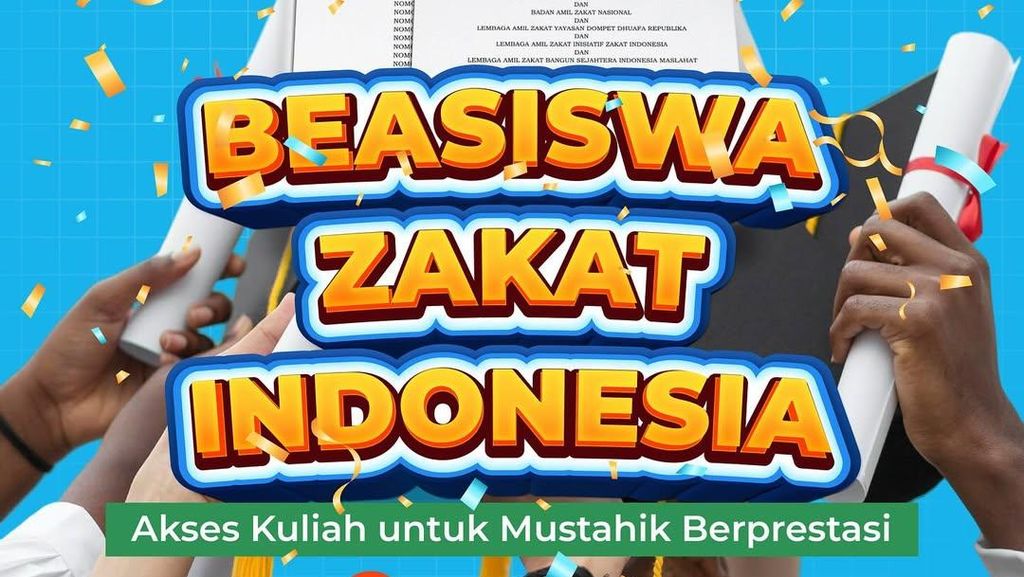 Pendaftaran Beasiswa Zakat Indonesia Dibuka, Dibiayai Kuliah hingga Lulus!